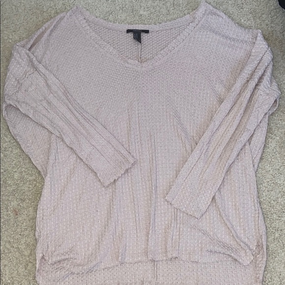 Forever 21 Tops - BEIGE LONG SLEEVE